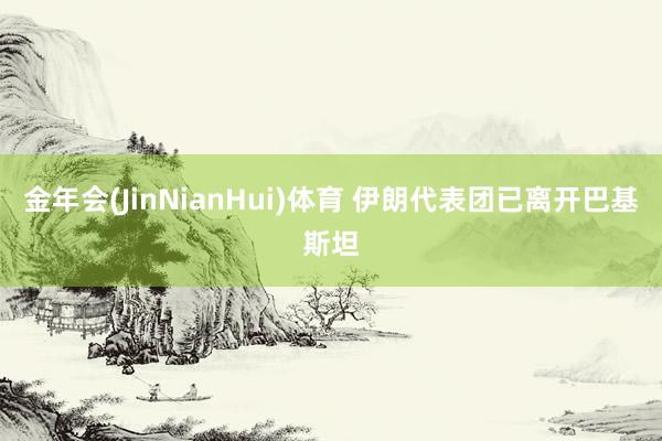 金年会(JinNianHui)体育 伊朗代表团已离开巴基斯坦